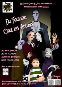 Spectacle « Du nouveau chez les Addams », les 30 & 31 mai