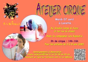 Stage de cirque le 7 avril